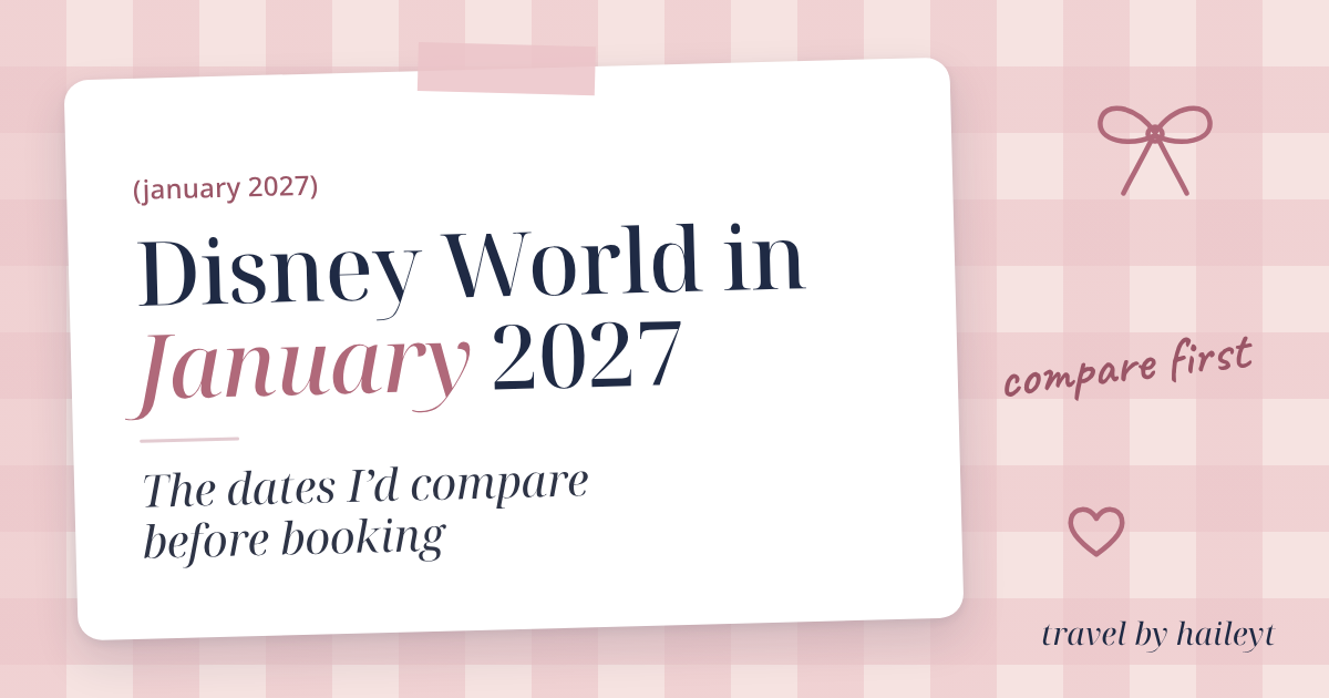 Disney World in January 2027 planning guide thumbnail